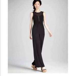BCBG Kiara Mesh sheer Neck One piece